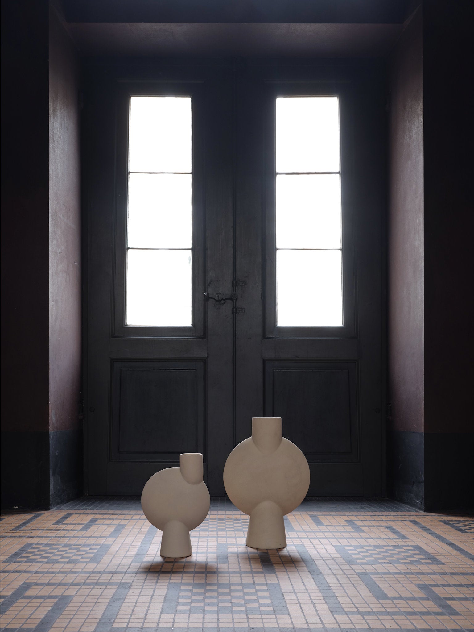 101 Copenhagen - Sphere Vase Bubl, Hexa - Sand - Vase