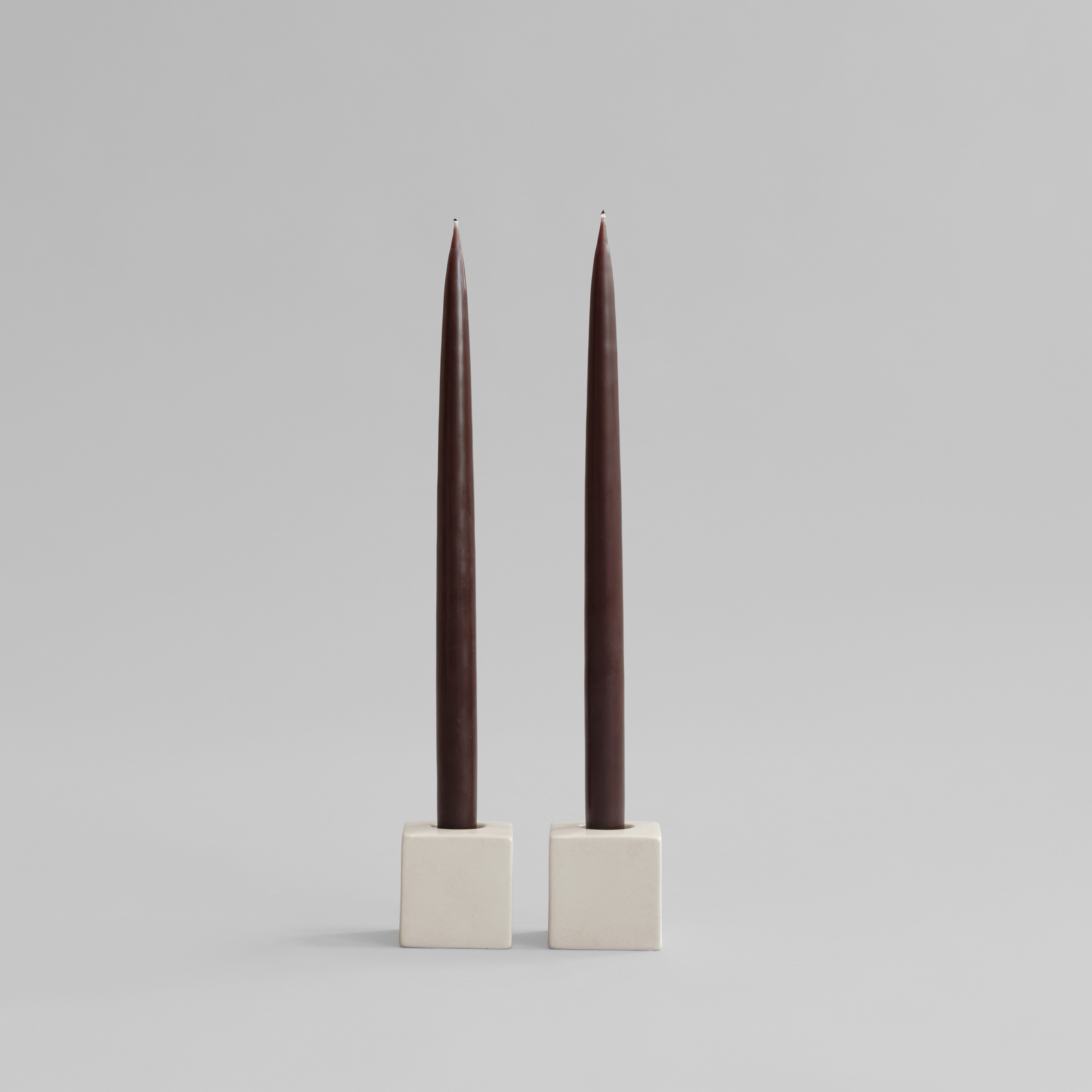 101 Copenhagen - Cube Candle Holders - High Glaze Birch - Candle Holder