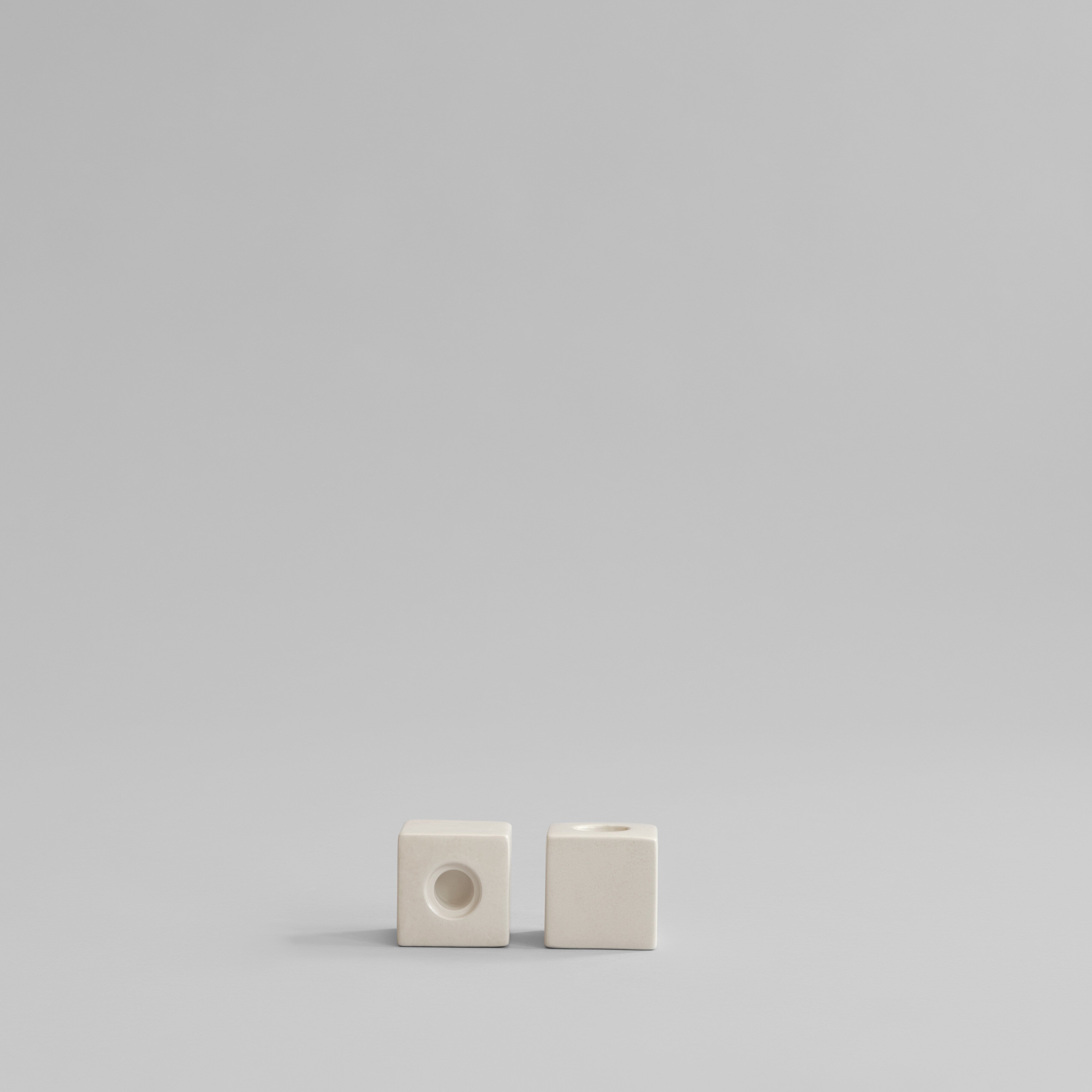 101 Copenhagen - Cube Candle Holders - High Glaze Birch - Candle Holder