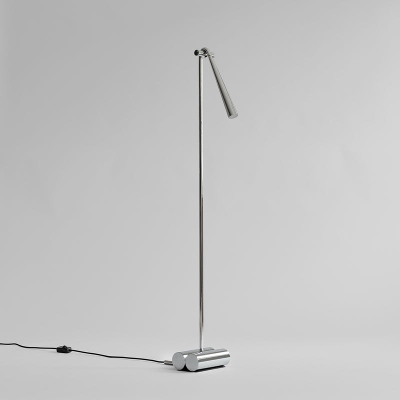 Snake Floor Lamp - Chrome