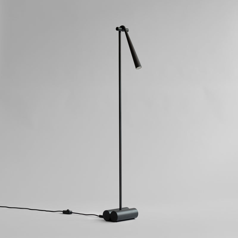 Snake Floor Lamp - Burned Black