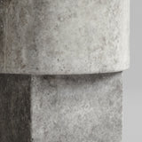 101 Copenhagen - Column Table - Silver Travertine - Coffee Table