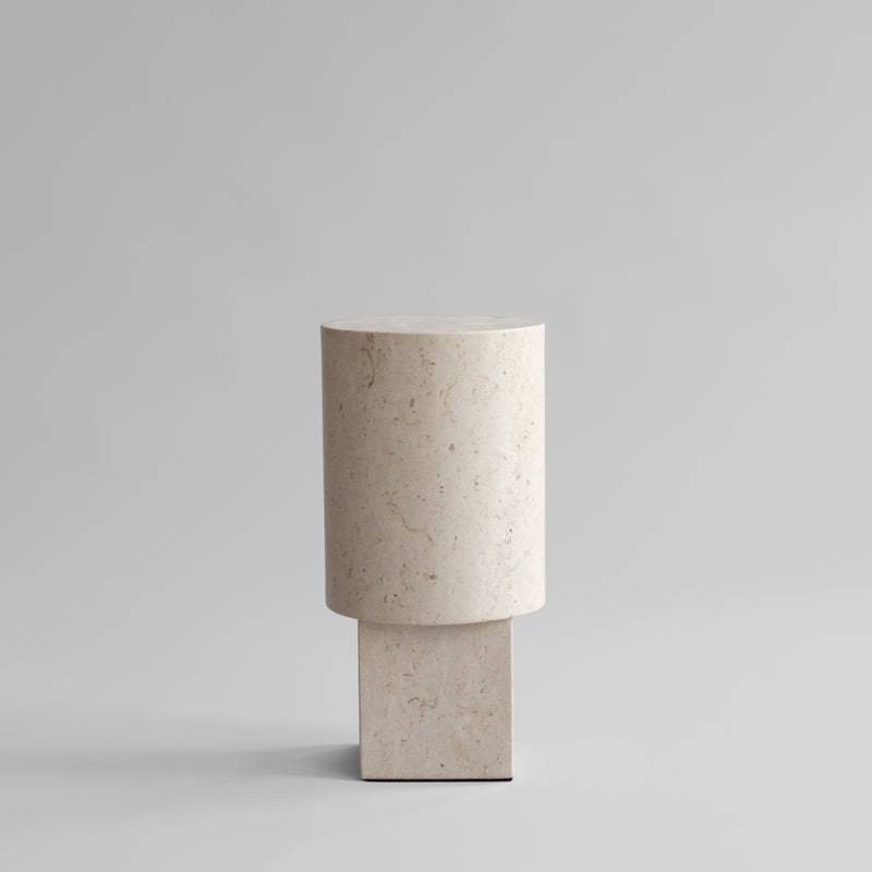 101 Copenhagen - Column Table - Limestone - Coffee Table