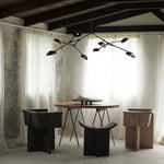 101 Copenhagen - Drop Chandelier - Burned Black (5m) - Chandelier