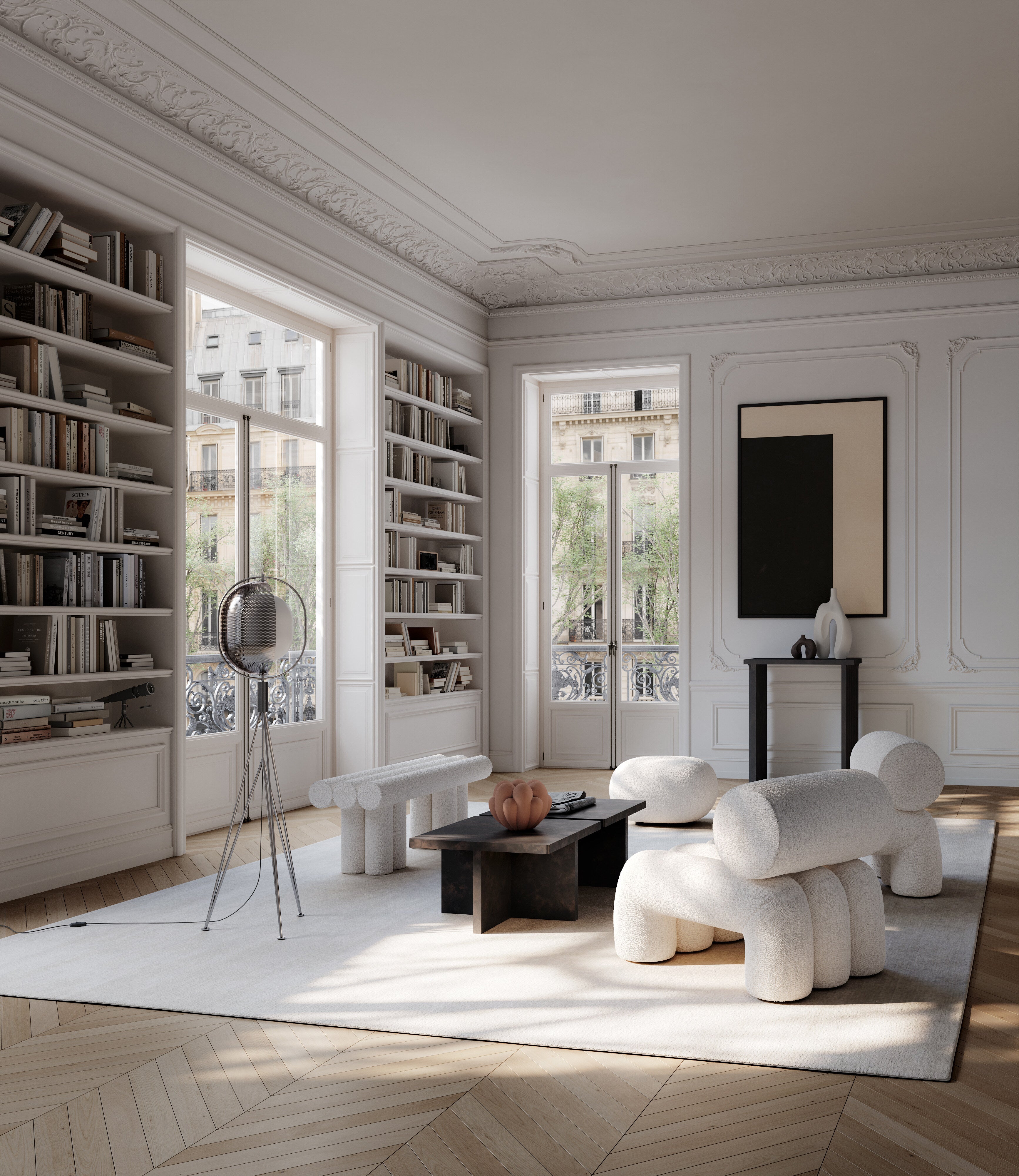 101 Copenhagen - Foku Chair - Off White - Lounge Chair