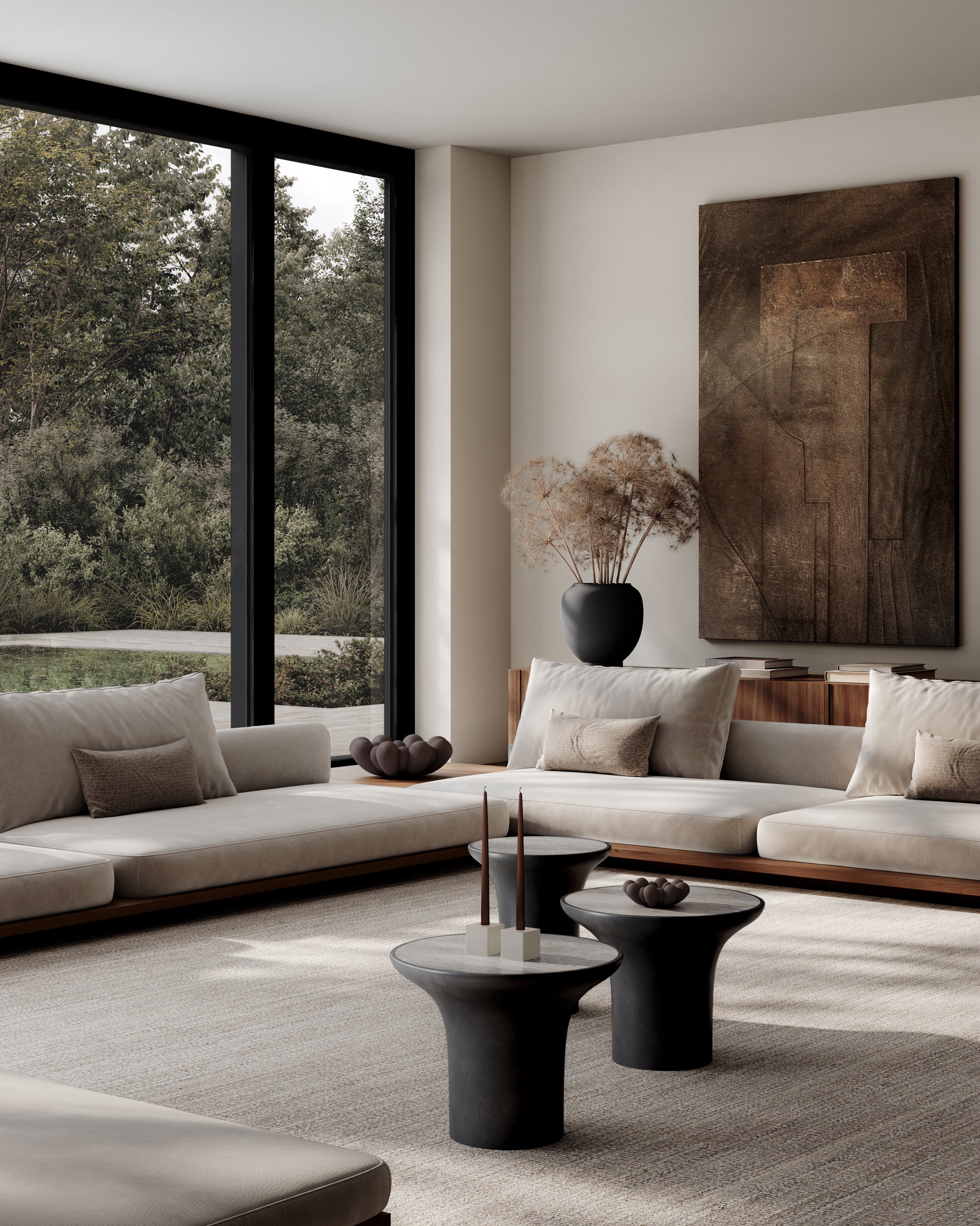 101 Copenhagen - Cube Candle Holders - High Glaze Birch - Candle Holder