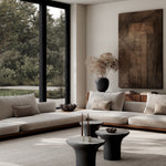 101 Copenhagen - Trumpet Table, Low - Silver Travertine - Coffee Table