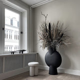 Big Foot Stool - Chalk White (Linen)