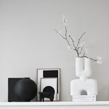 Offset Vase, Mini - Coffee