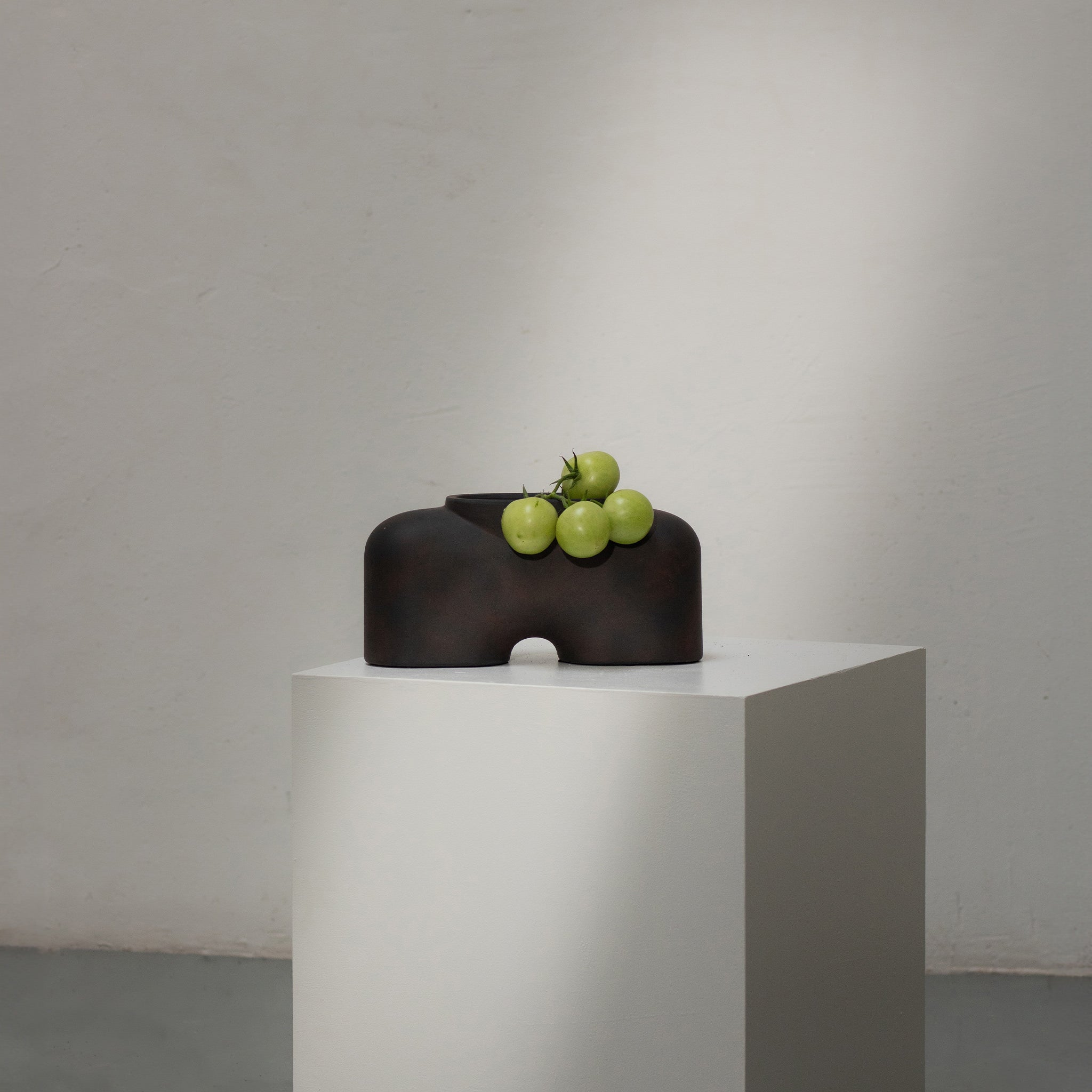 101 Copenhagen - Cobra Vase Fat, Medio - Coffee - Archive