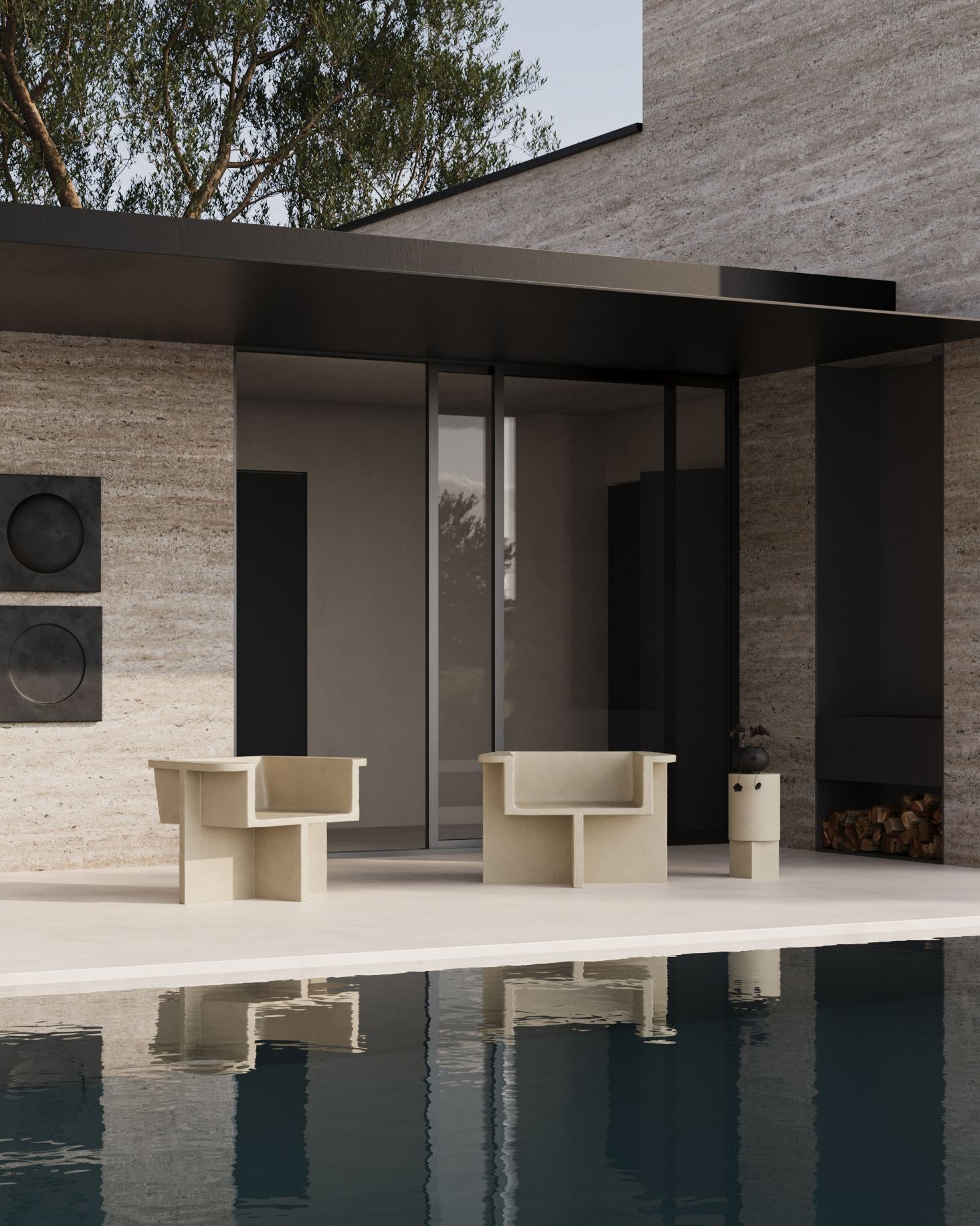 101 Copenhagen - Brutus Lounge Chair - Sand - Lounge Chair
