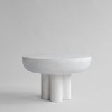 Crown Table, Low - Bone White