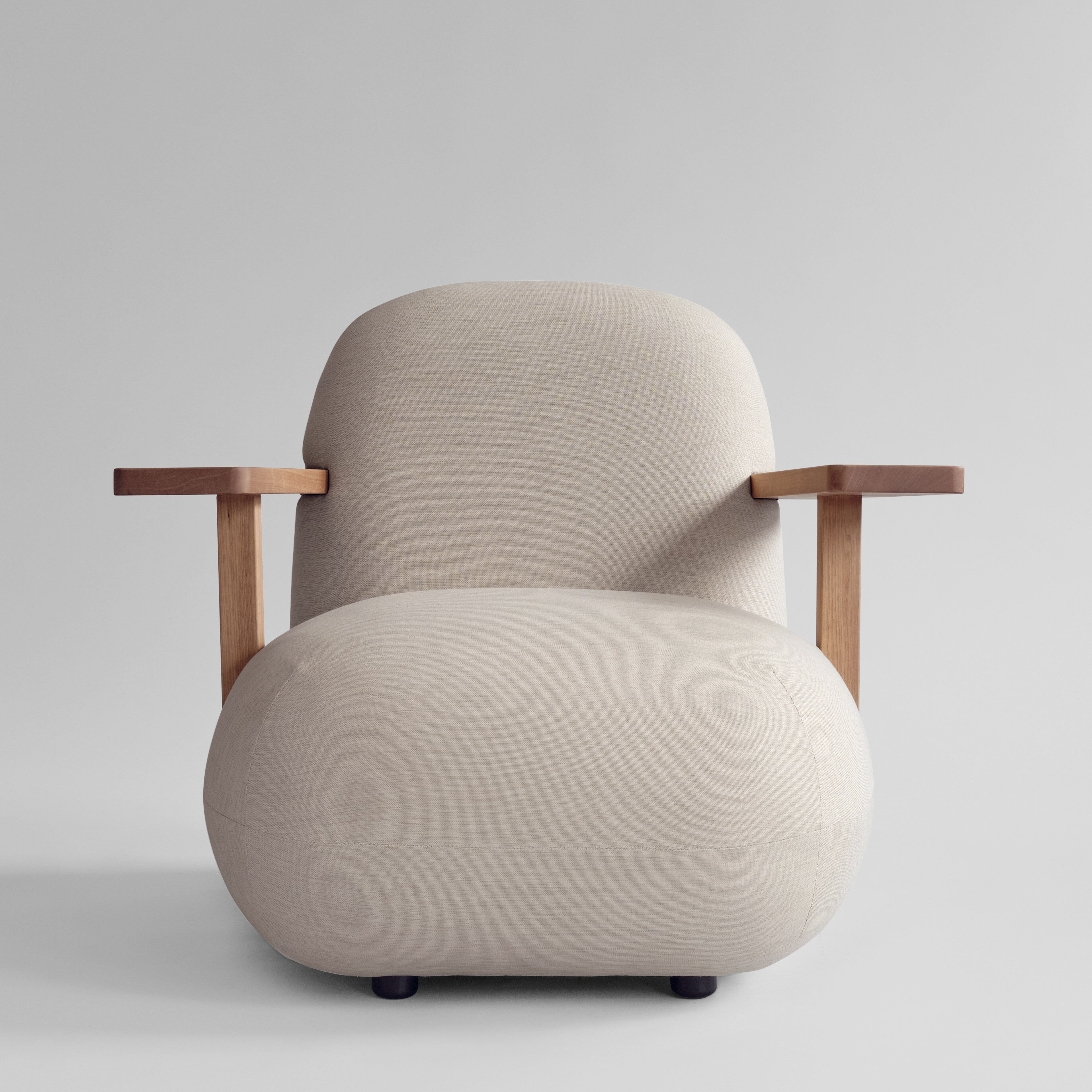 101 Copenhagen - Toe Chair Armrest - Teak / Warm Ash - Lounge Chair