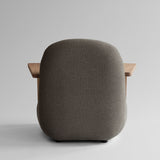 Toe Chair Armrest - Teak / Stone Gray