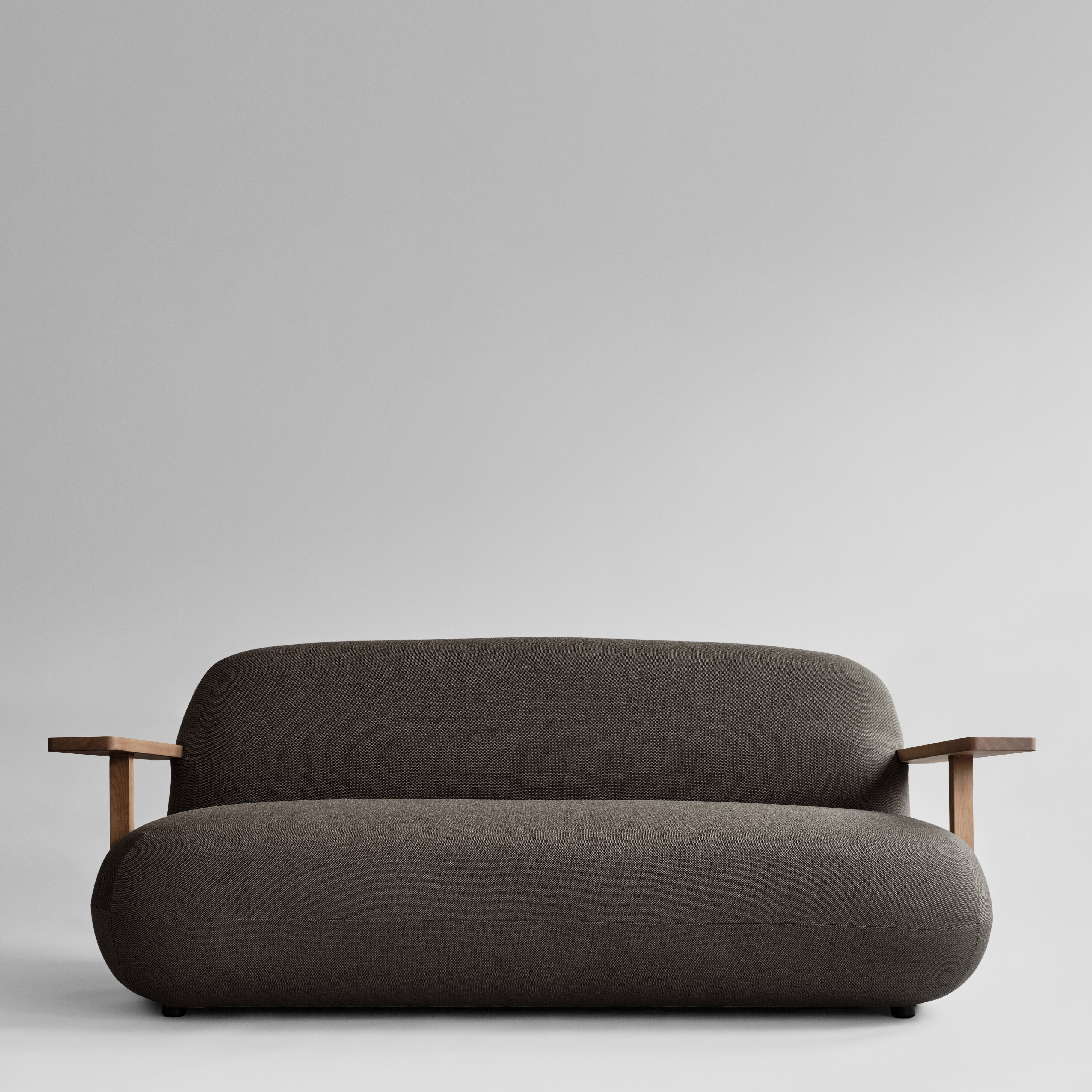 101 Copenhagen - Toe Sofa - Teak / Stone Gray - Sofa