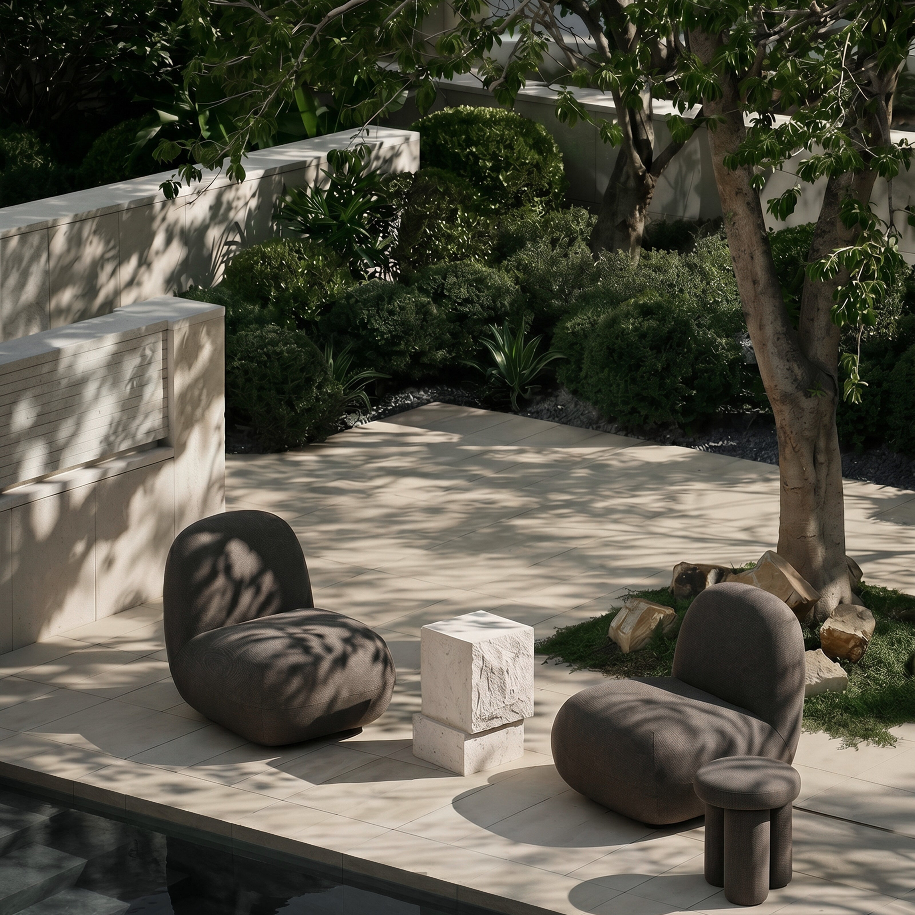 101 Copenhagen - Toe Chair, Flat - Stone Gray - Lounge Chair