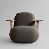 Toe Chair Armrest - Teak / Stone Gray