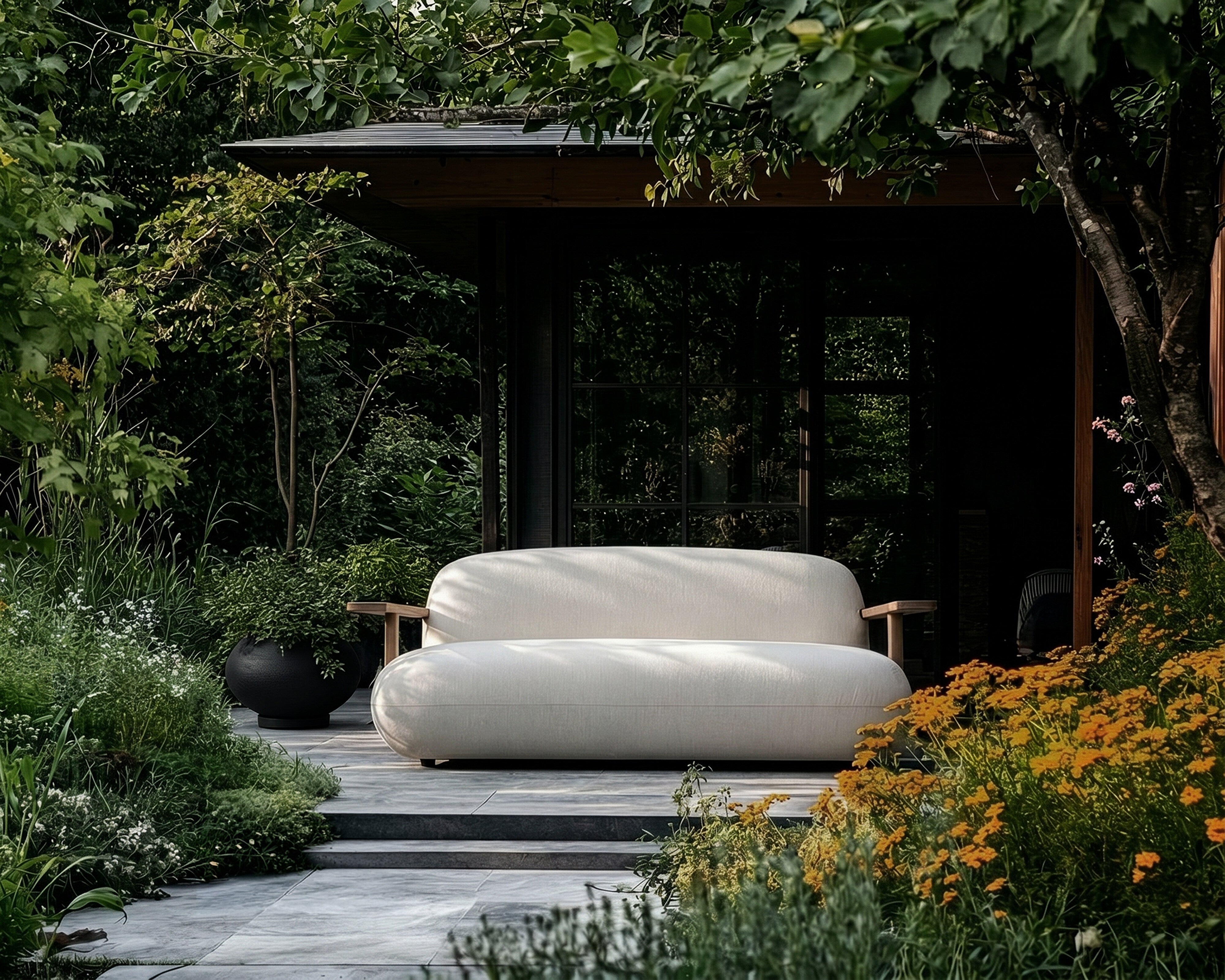 101 Copenhagen - Toe Sofa - Teak / Warm Ash - Sofa
