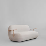 Toe Sofa - Natural Oak / Off White
