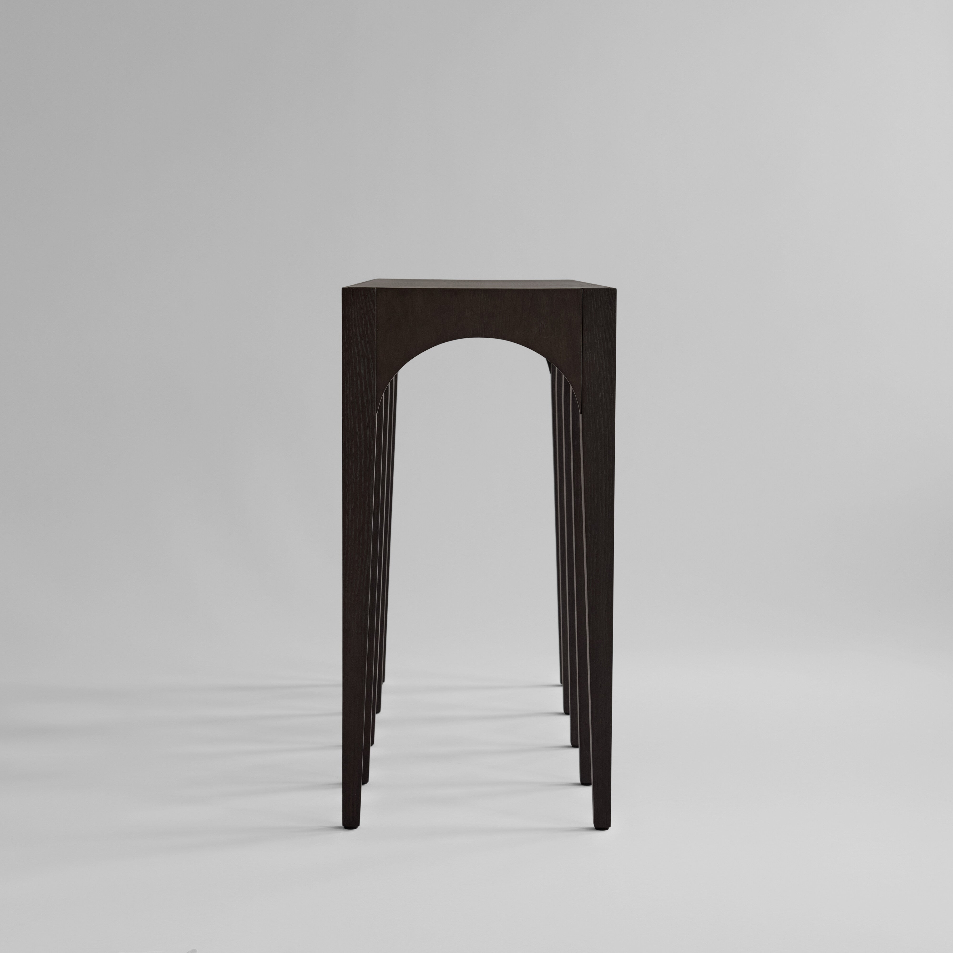 Bow Console, Big - Coffee Black Oak