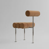 Hiro Dining Chair, Stainless Steel - Desert