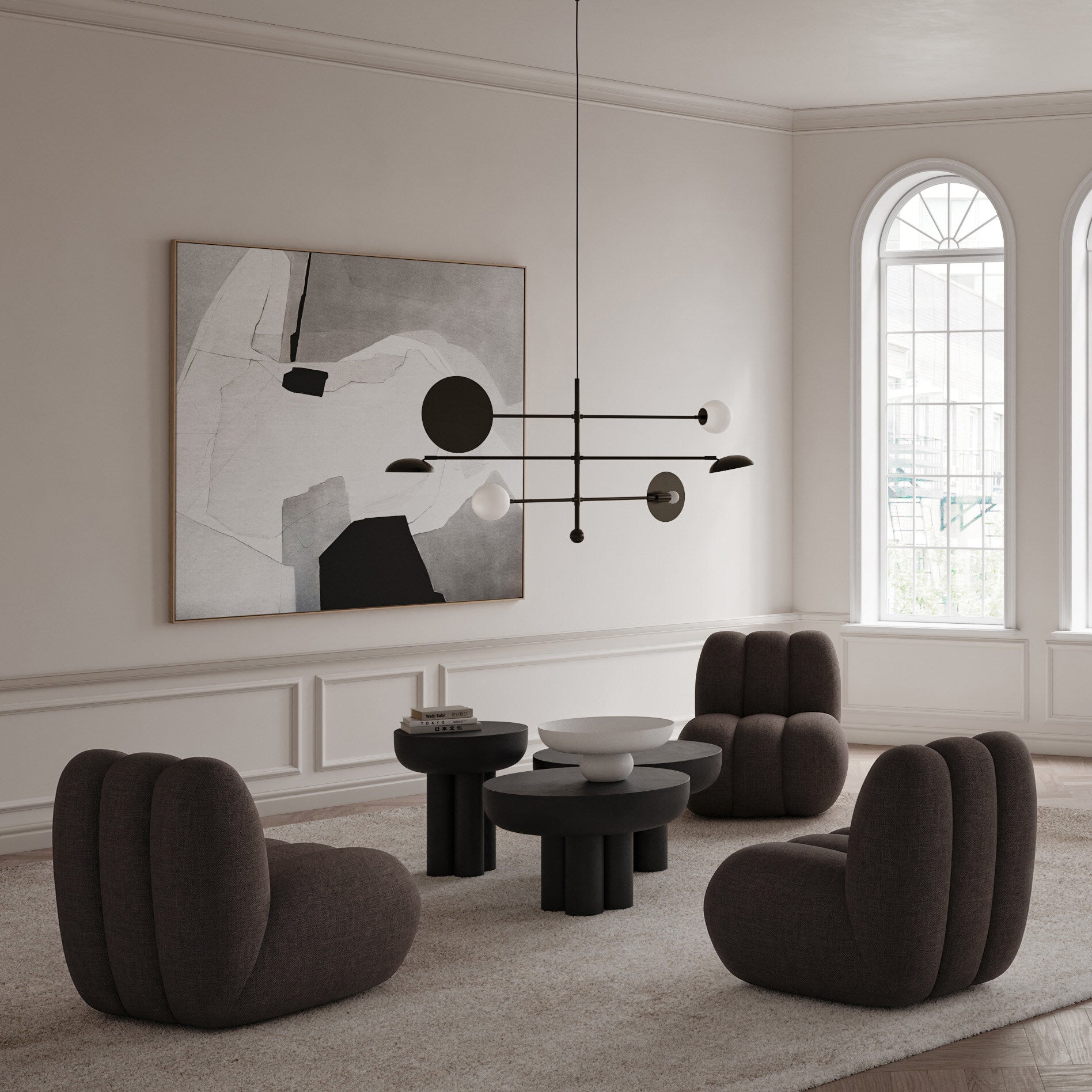 Toe Chair - Dark Brown