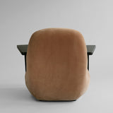 Toe Chair Armrest – Coffee Black Oak / Desert