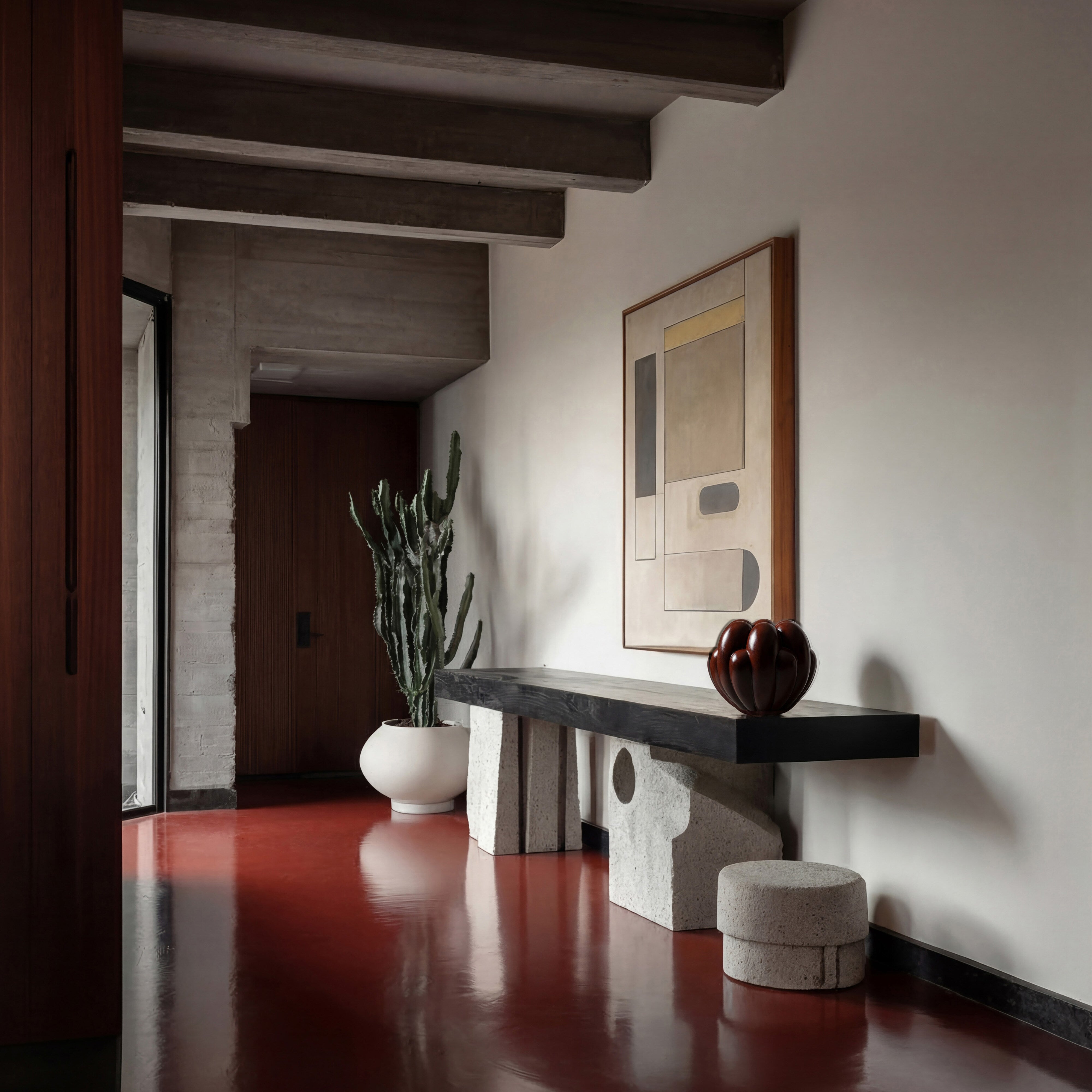 101 Copenhagen - Bloom Vase, Mini - Maroon - Vase