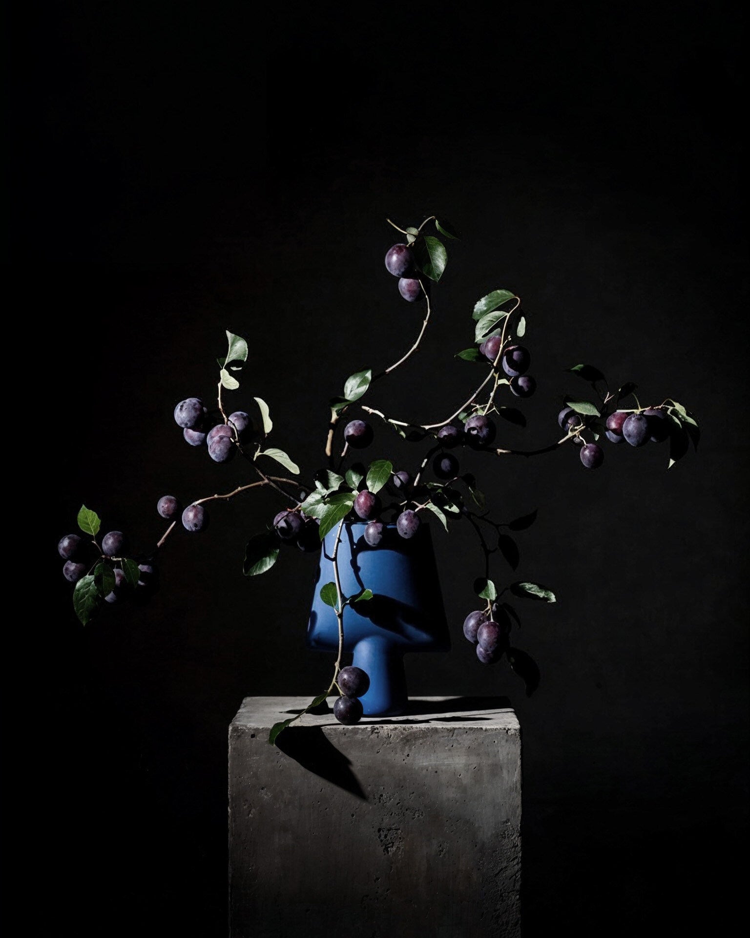 101 Copenhagen - Sphere Vase Square, Mini – Marrakech Blue - Vase