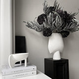 Sphere Vase Square, Big - Bone White