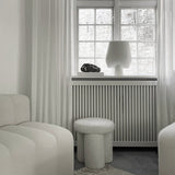 Sphere Vase Square, Big - Bone White