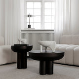 101 Copenhagen - Crown Table, Low - Burned Black - Coffee or Side Table