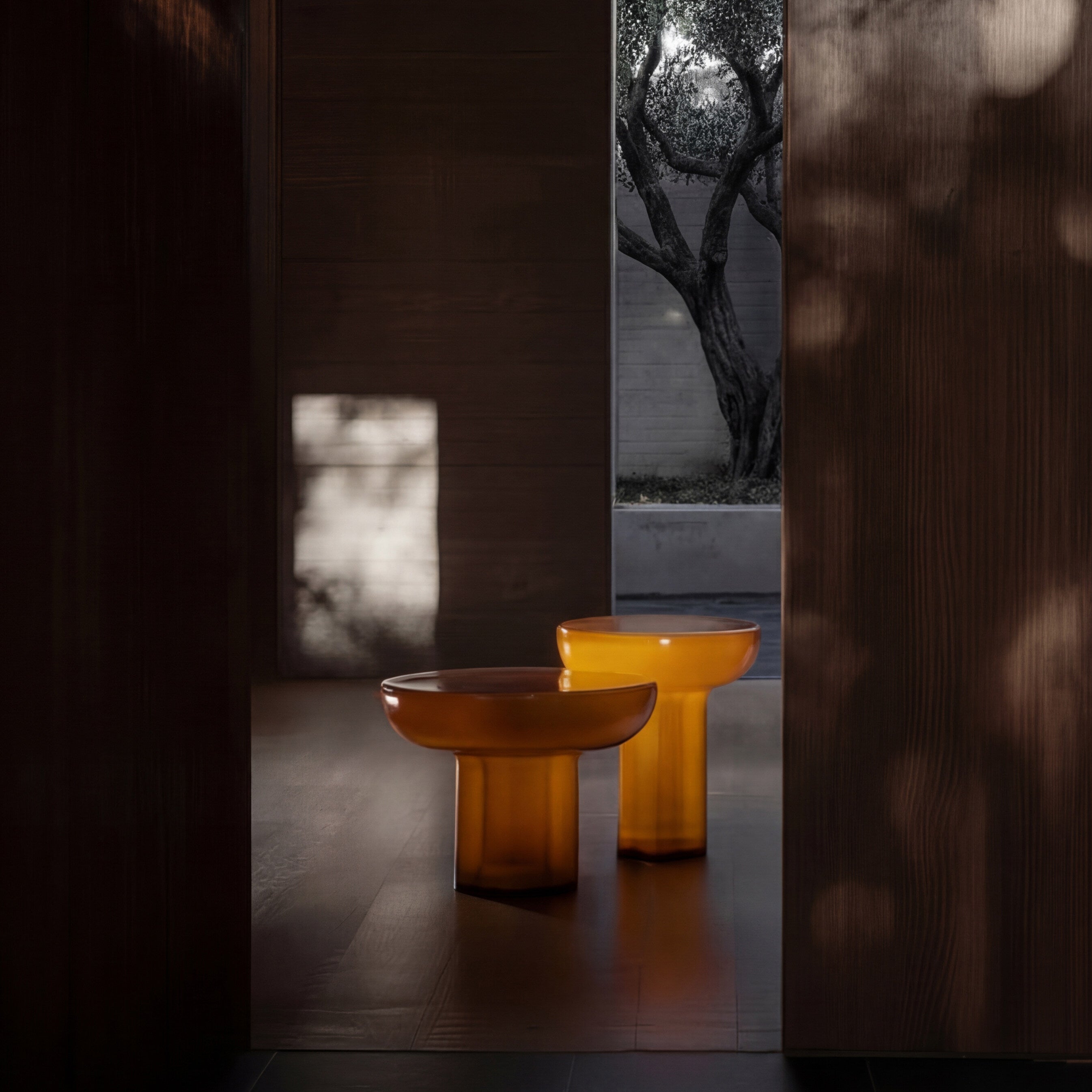 101 Copenhagen - Crown Table, Tall - Caramel - Coffee Table