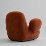 Toe Armchair, Flat - Rust