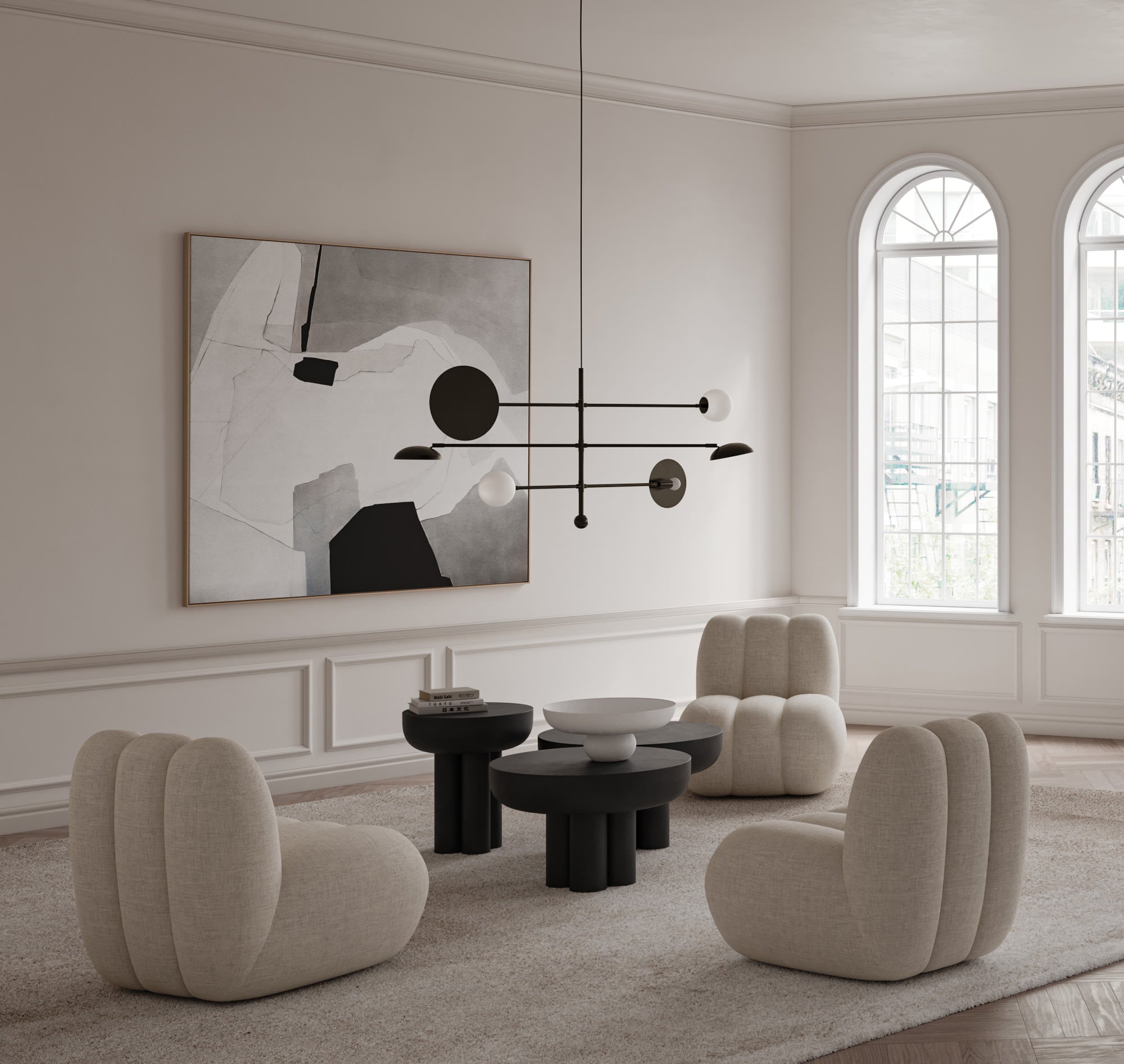 101 Copenhagen - Sahn Chandelier - Bronze - Chandelier
