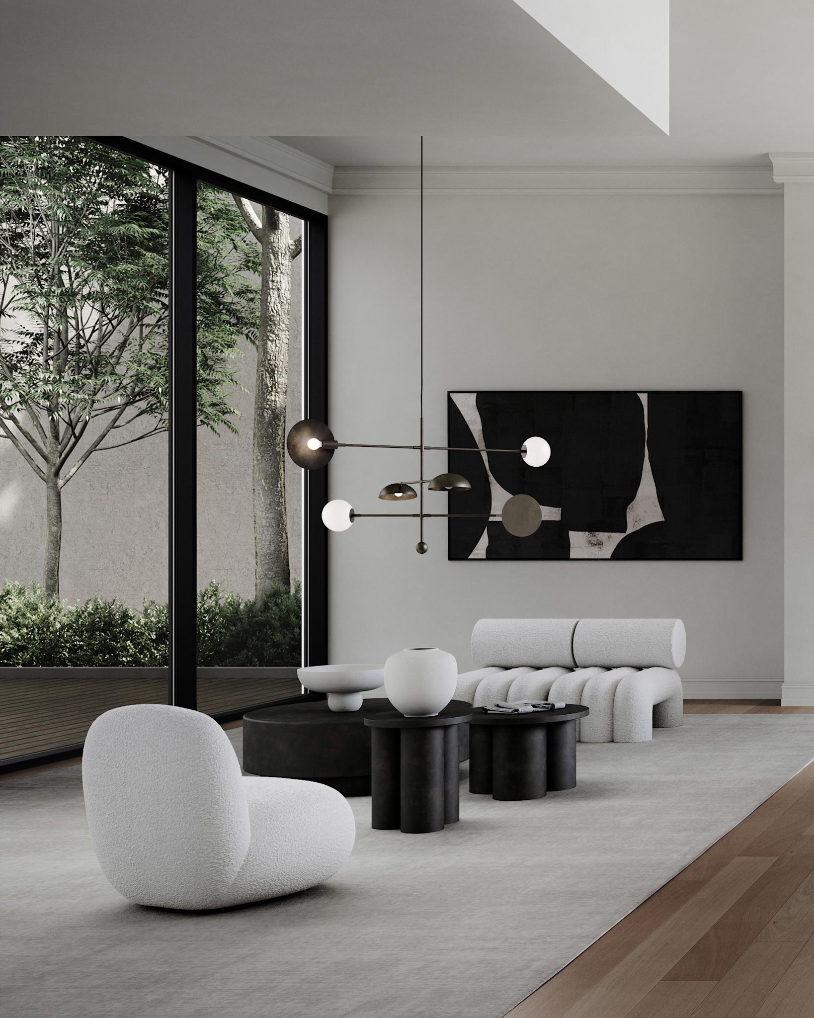 101 Copenhagen - Sahn Chandelier - Bronze - Chandelier