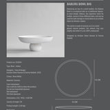 101 Copenhagen - Baburu Bowl, Big - Bone White - Ceramic bowl