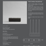 101 Copenhagen - Tube Candle Holder, Big - Coffee - Candle Holders