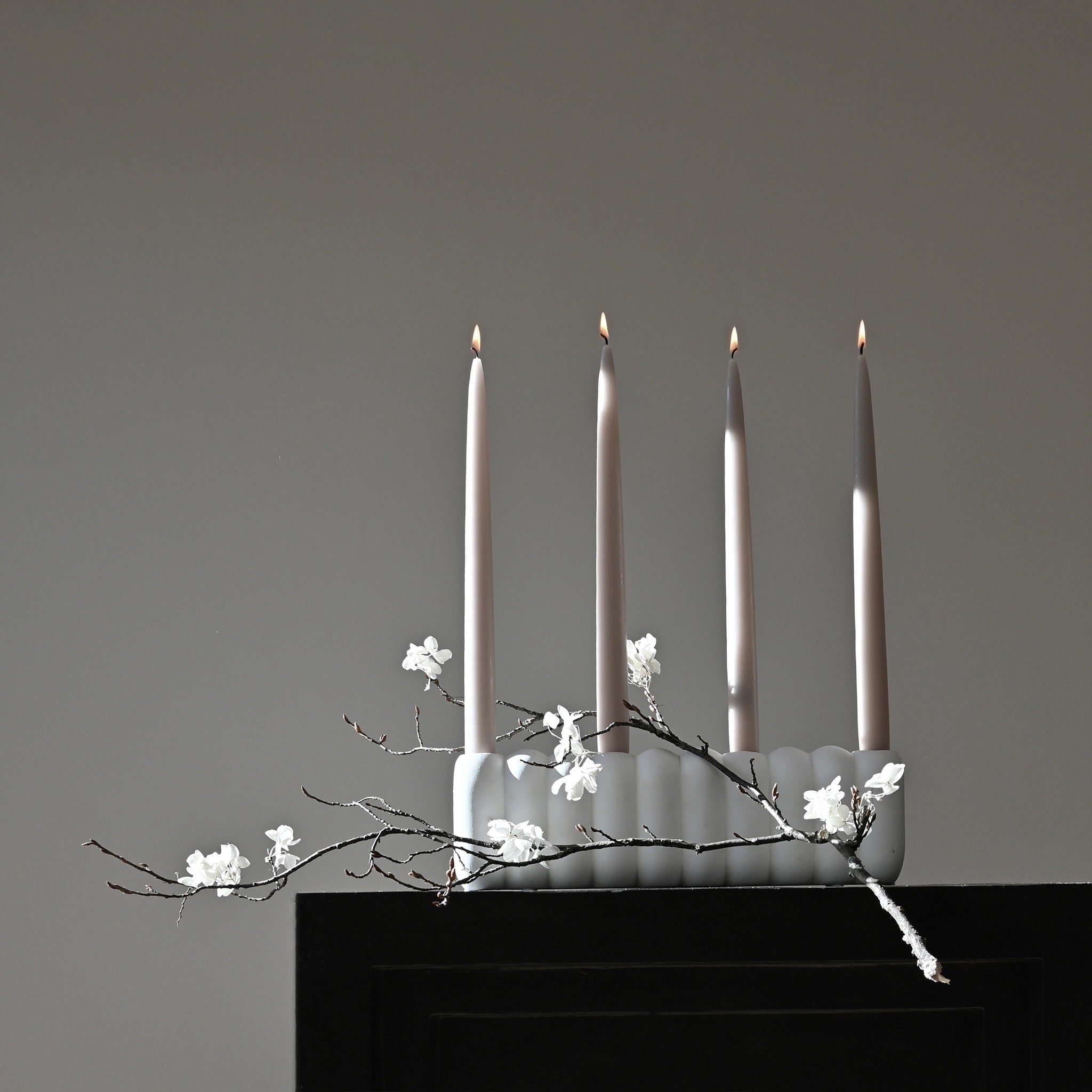 101 Copenhagen - Tube Candle Holder, Big - Bone White - Archive