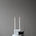 101 Copenhagen - Tube Candle Holder, Mini - Bone White - Candle Holders