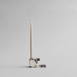 101 Copenhagen - Brick Candle Holder, Low - Calacatta - Candle Holders