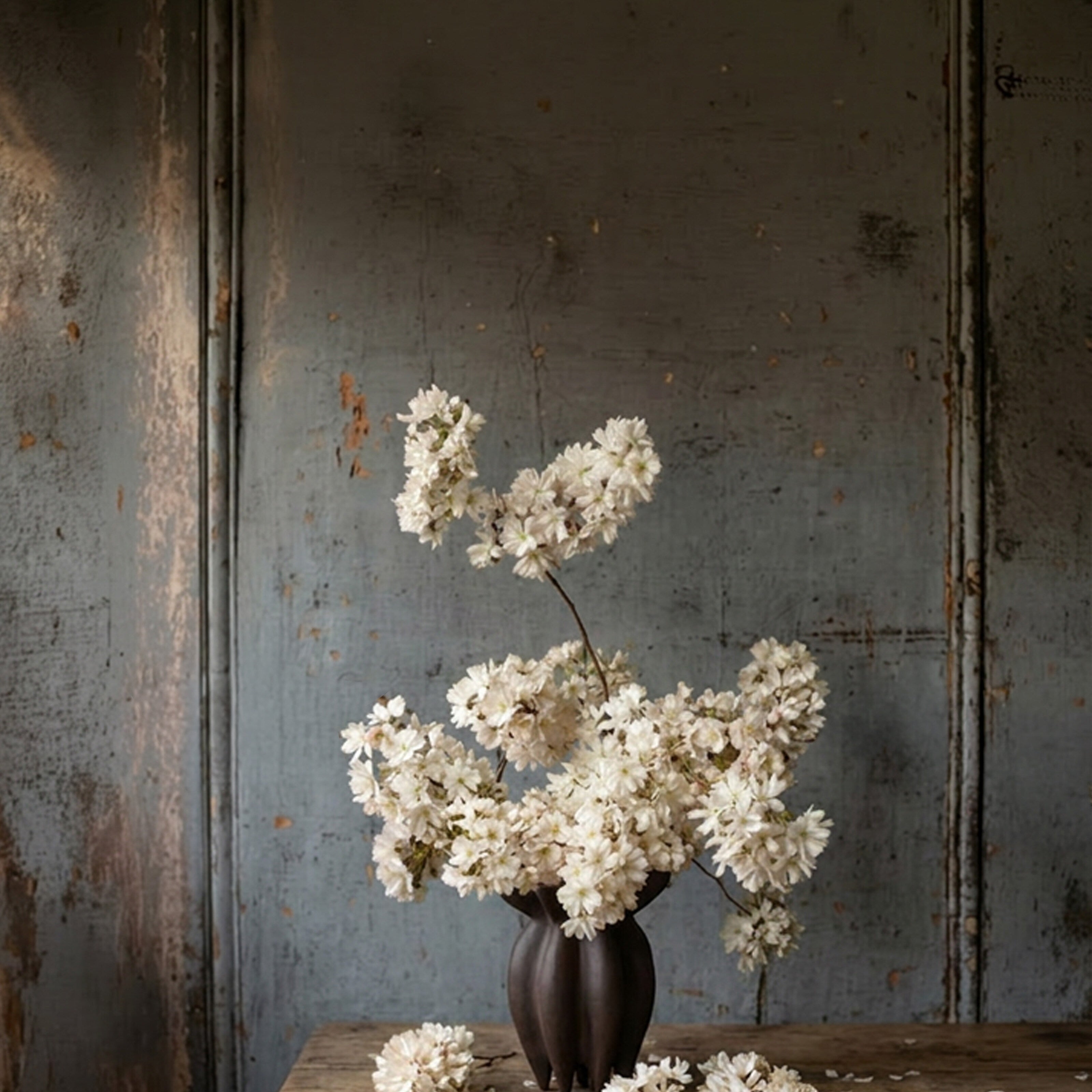 Lotus Vase, Petit - Coffee