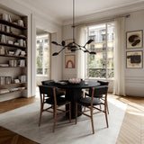 Drop Chandelier, Mini - Burned Black (5m)