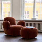 Toe Armchair, Flat - Rust