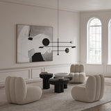 Toe Chair - Chalk White (Linen)