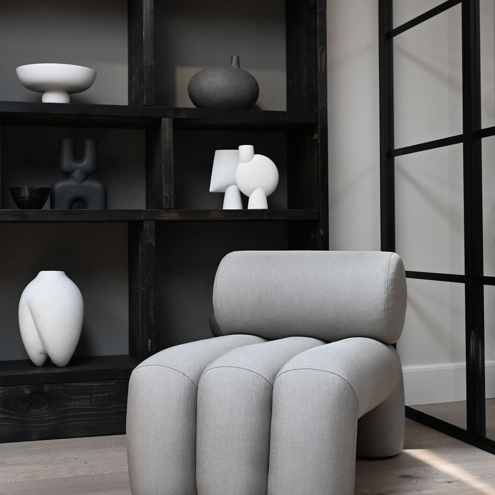 101 Copenhagen - Foku Chair - Taupe (Pallazo 163) - Lounge Chair