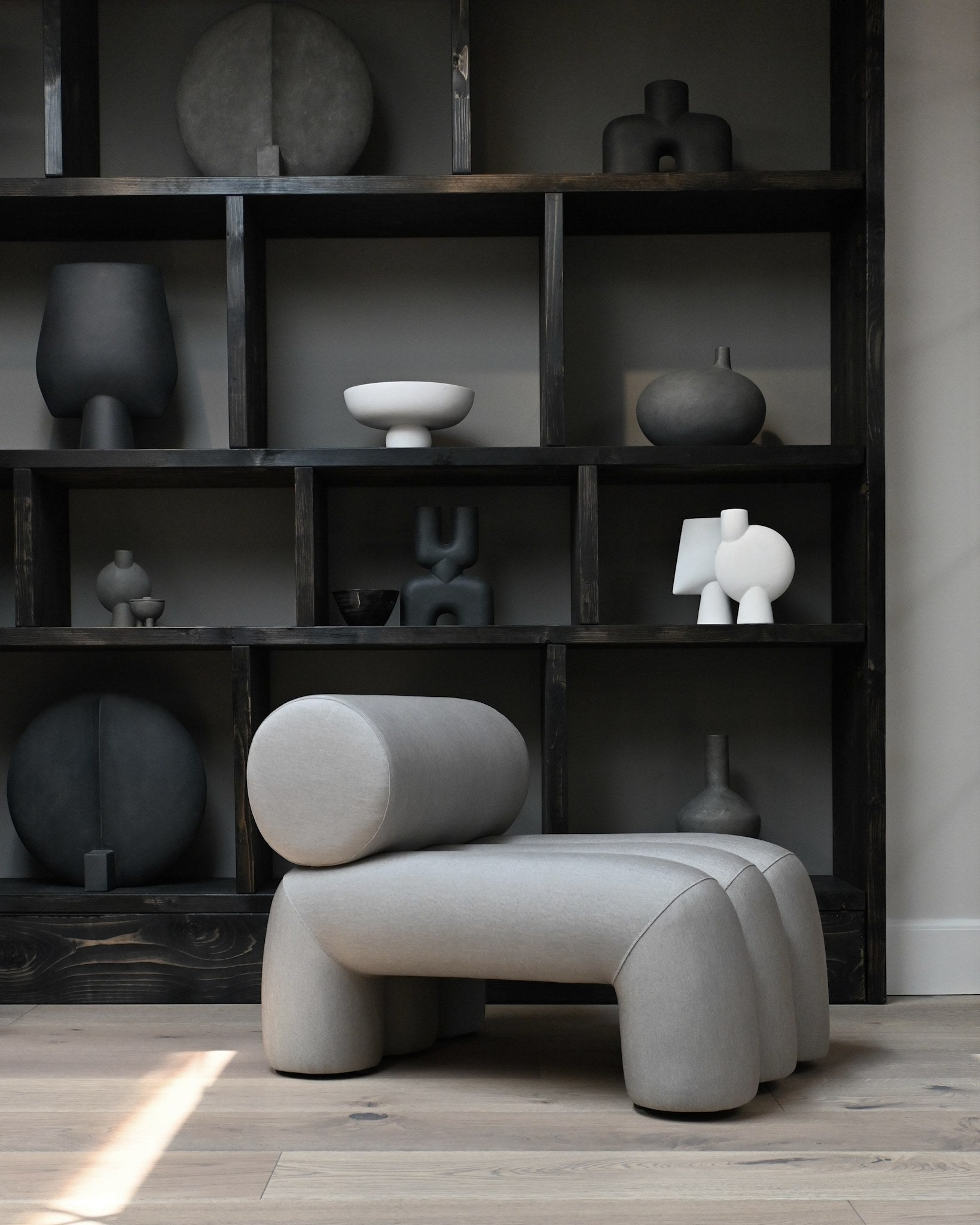 101 Copenhagen - Foku Chair - Taupe (Pallazo 163) - Lounge Chair