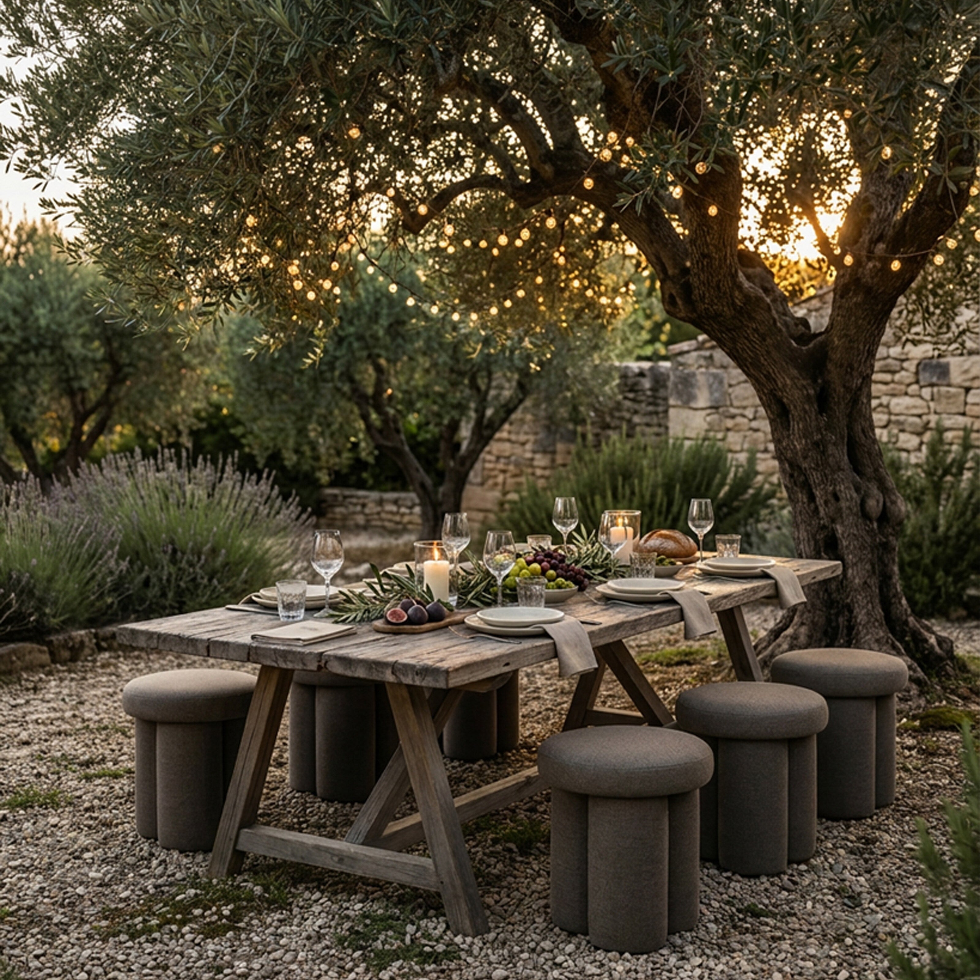 Big Foot Stool - Stone Gray