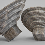 Sori Tray, Mini - Silver Travertine