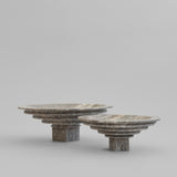 Sori Tray, Mini - Silver Travertine